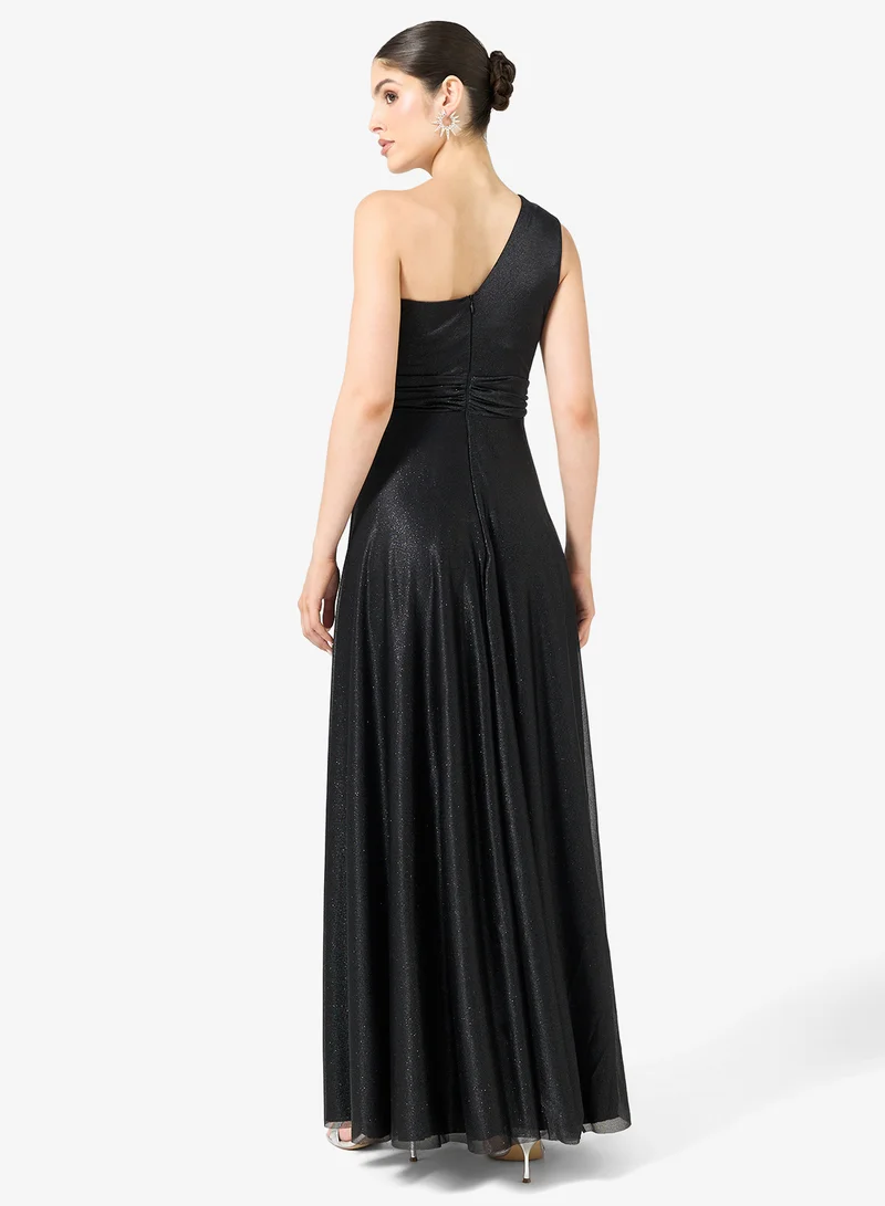Ella Limited Edition One Shoulder Shimmer Dress With Embellishment
