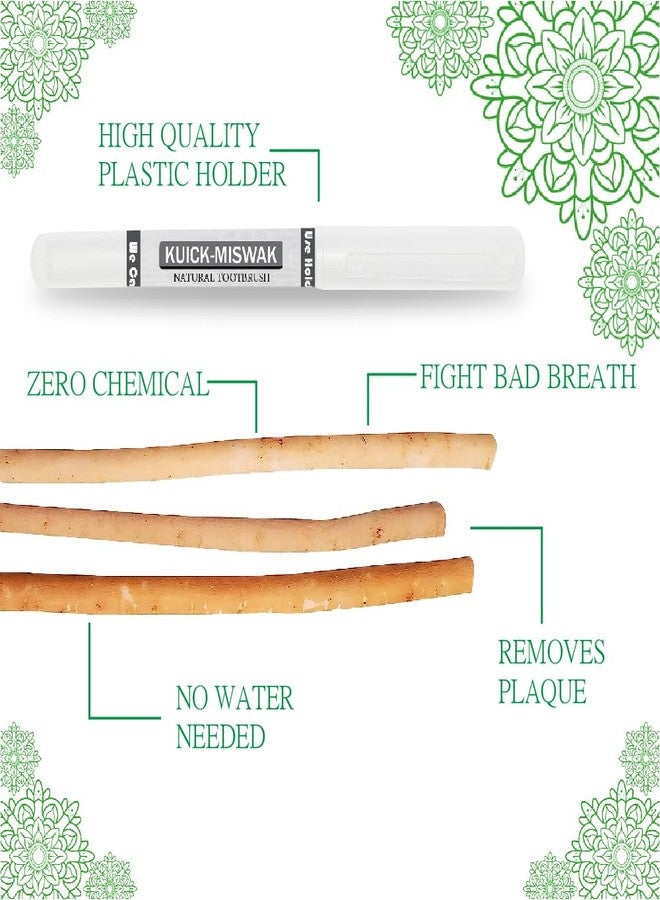 Natural Stick | Pack of 5 | Organic Teeth Cleaning & Whitening |Tooth Brush | 05 with one Holder | Vacuum Sealed for Freshness | Oral Care & Healthy Gums مسواك - Image 5