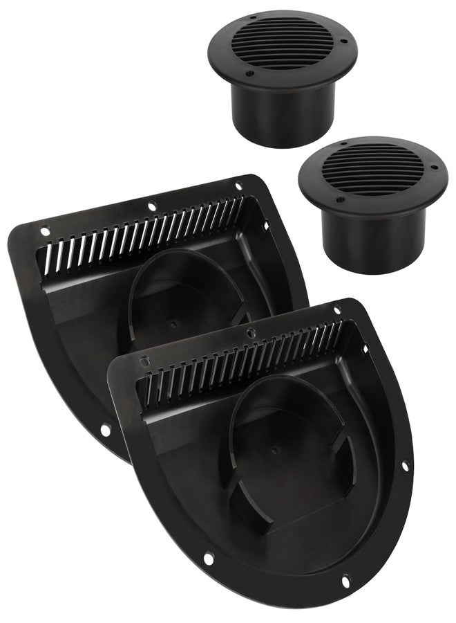 Lonffery RV Vent Covers for Trailer - Side Air Vents for ATV, Cycle, Truck, Cargo, Work Trailers - Image 1