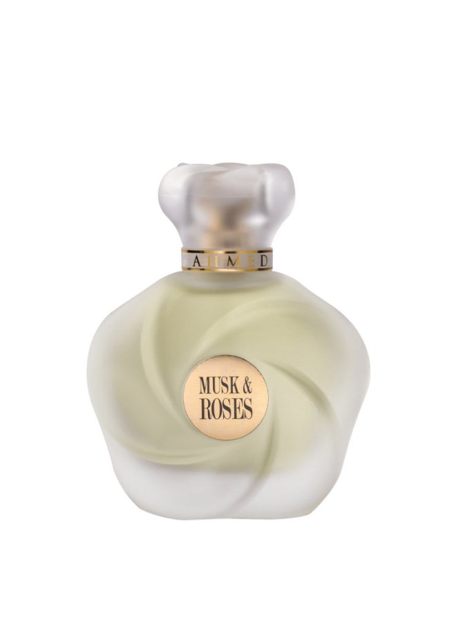 Ahmed Al Maghribi Musk And Roses Unisex Edp 75Ml - Image 1