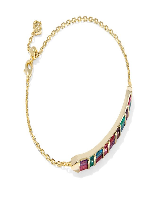 كيندرا سكوت سوار كيندرا سكوت النسائي جيمي ذو السلسلة الرقيقة، ذهبي متعدد الألوان، مقاس واحد.