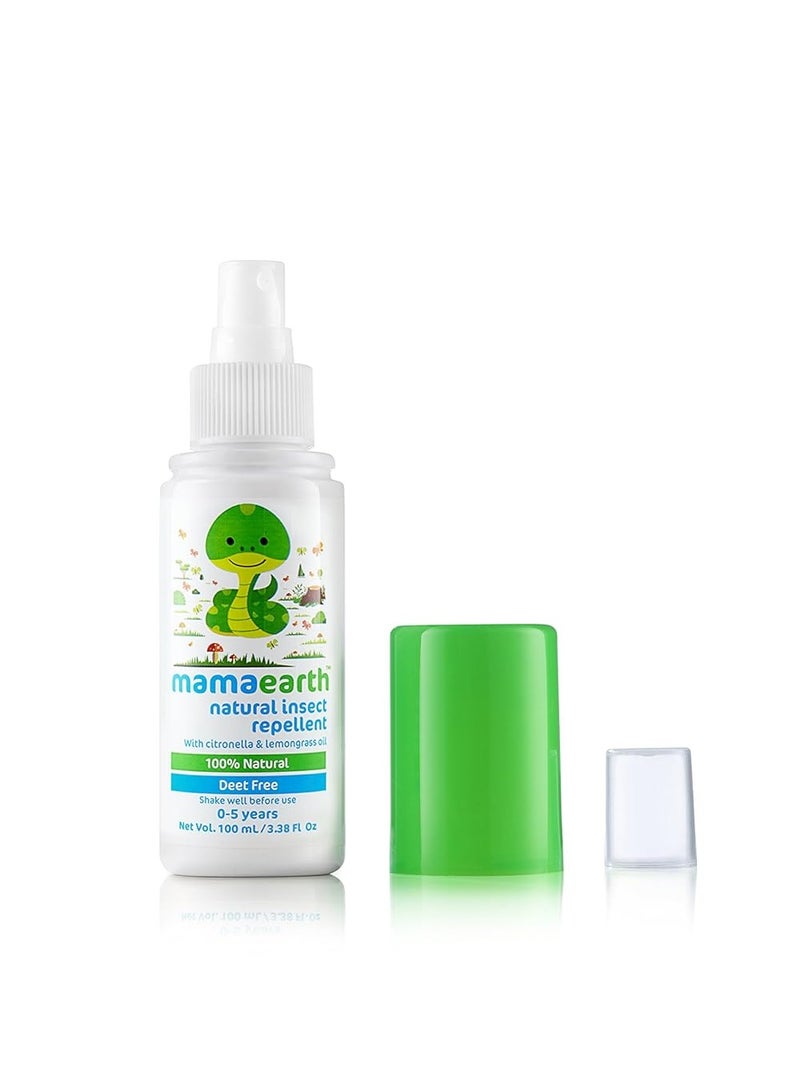 ماما إيرث طارد الحشرات الطبيعي من ماما إيرث للأطفال (100 مل، من عمر 0 إلى 5 سنوات)، عبوة من قطعة واحدة - Image 3