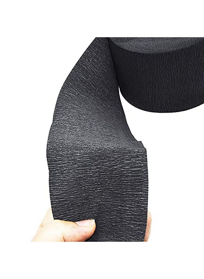 NaRaMax 2 Rolls Barber Neck Strips Disposable Strentchy Paper Neck Bands Hairdressing Stretchy Wrap Barber Accessories For Salon Haircutting Styling (Black) - Image 4