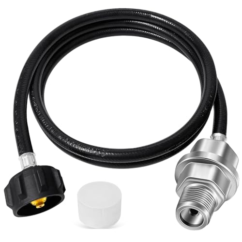 YFLWGFDA Propane Heater Fuel Filter F273699 with 6FT Propane Hose for Portable Propane Heater Series – Connect 20-45 lb Propane Tanks, Replaces F276163 F273704 F273701 F273702 Etc. - Image 1