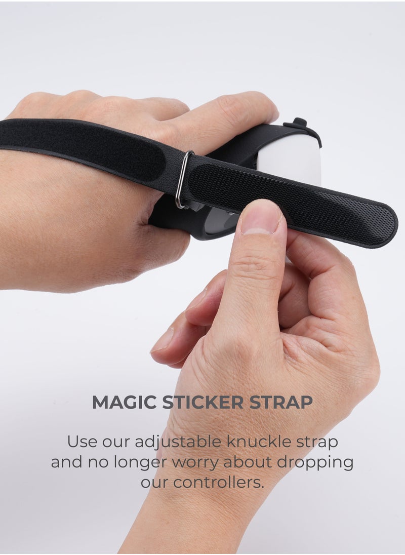 blupebble Elite Silicone Hand Grip Cover Made for Meta Quest 2  - Image 4