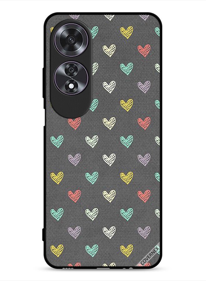Covernex Oppo A60 Protective Case Cover Small Hearts Pattern - Image 1