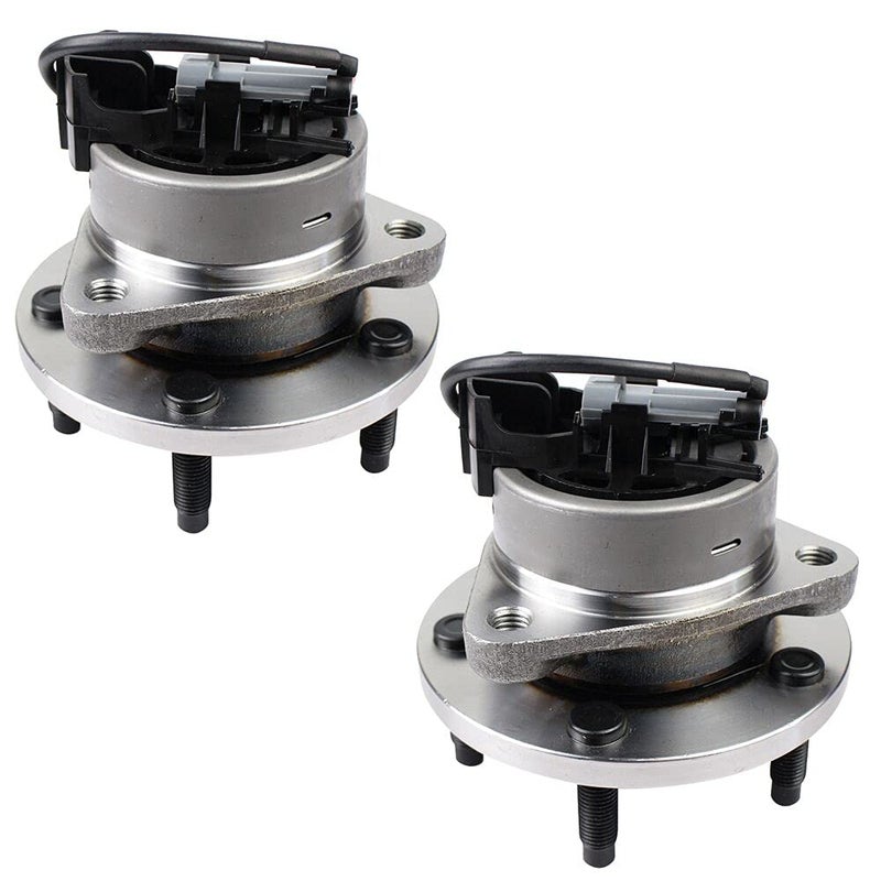 Autoround 513206 Front Wheel Bearing Hub Assembly Fit for Chevy Cobalt 200510 HHR 200611Saturn Ion 20032007 Pontiac G5 200710 Pursuit 200506 Both Driver Passenger Side 5Lug wABS 2Pack