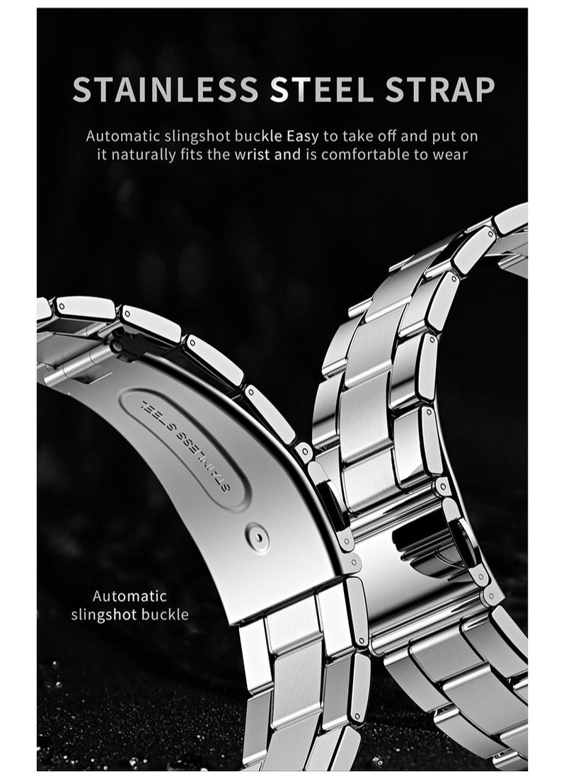 Furtey - Men Smart Watch Bluetooth Watch Make or Answer Calls with Microphone Speaker Fitness Tracker Watch with Heart Rate Sleep Monitor IP68 Waterproof for Android iOS - Image 1