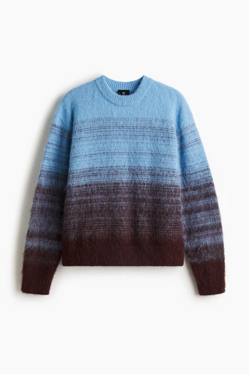 اتش اند ام كنزة ناعمة بقصة فضفاضة