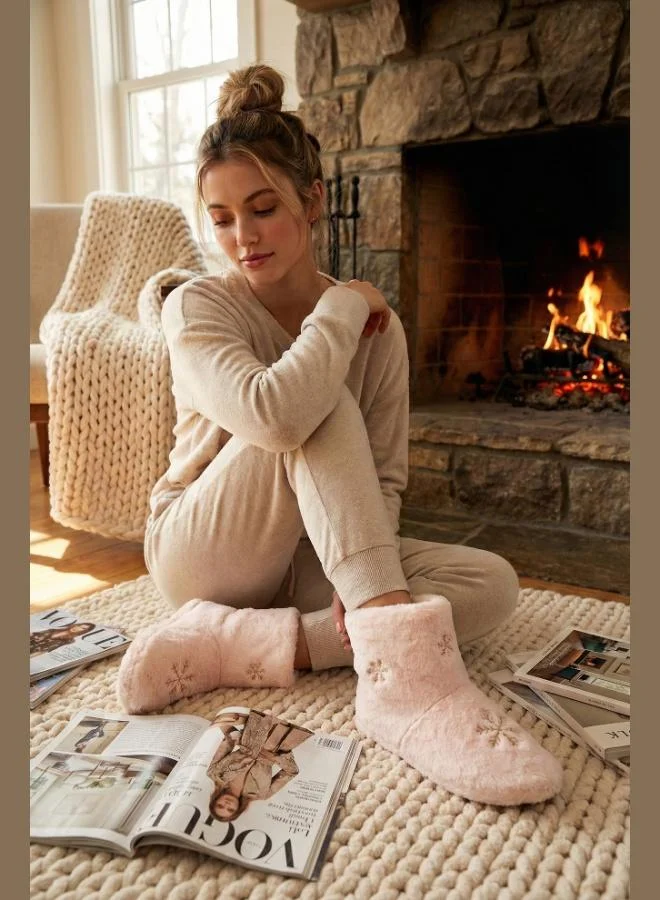 Lela Lela Soft Textured Plush Slippers Women's PANDUF 6722004