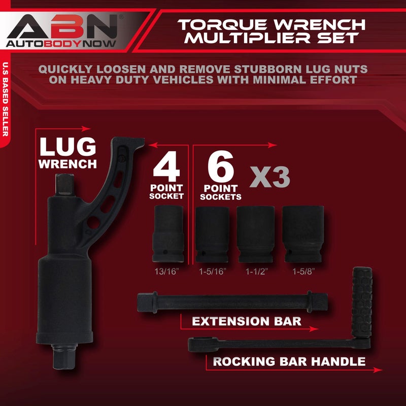 ABN Torque Multiplier Wrench – Torque Multiplier 1 Inch Drive Lug Nut Wrench Torque Amplifier Lug Nut Remover - Image 2