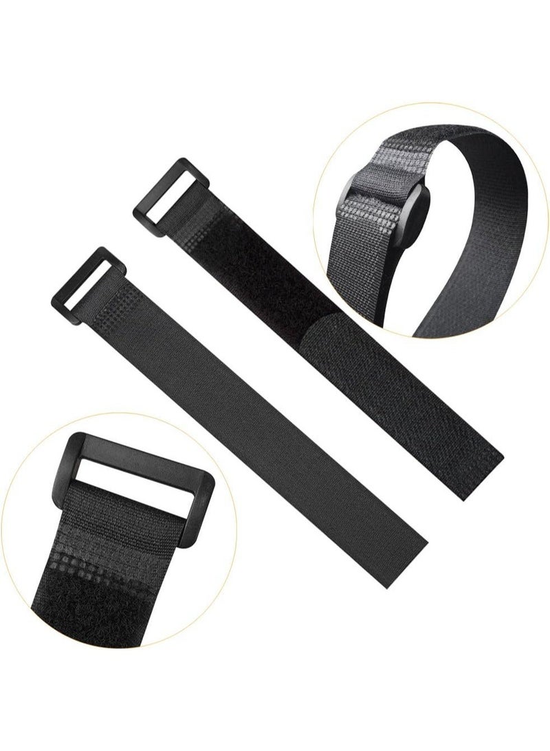 Reusable Fastening Cable Straps and Cable Ties Set 20 Pack(8-12-18) by,Adjustable Multi-Purpose Hook and Loop Cord Ties to Keep Cords Organized and Tidy - Image 4