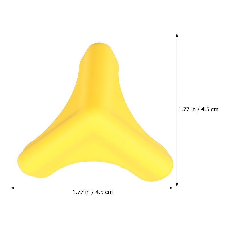 Soft Silicone Corner Protectors 4pcs Yellow Table Edge Bumpers For Home Furniture Safety - Image 3