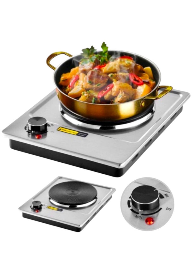 ال سي موقد سيراميك كهربائي للطهي، 1 موقد ساخن، 1500 وات، DLC 6701، أسود/رمادي - Image 1