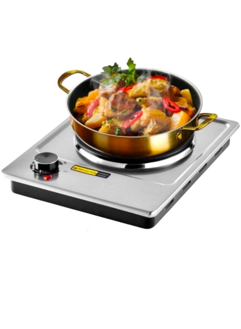 ال سي موقد سيراميك كهربائي للطهي، 1 موقد ساخن، 1500 وات، DLC 6701، أسود/رمادي - Image 3