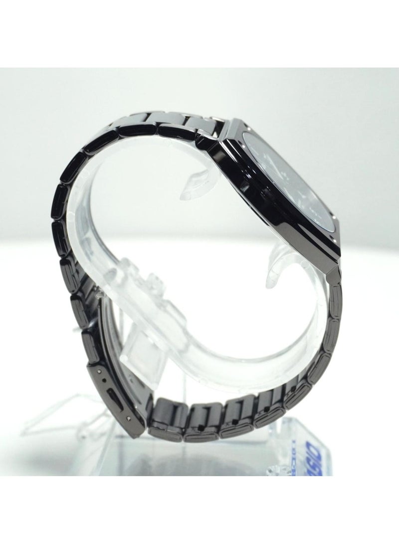 CASIO Men's Watch MTP-E730B-3A Standard Analog Black Ion Plated Case - Image 2