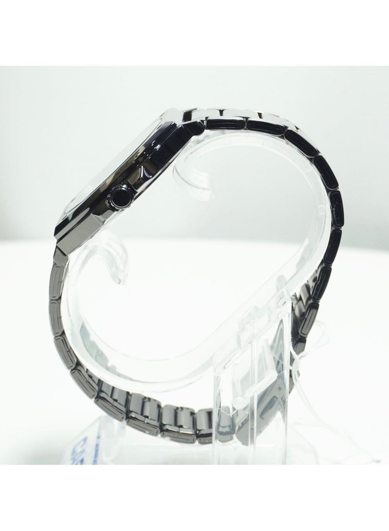 CASIO Men's Watch MTP-E730B-3A Standard Analog Black Ion Plated Case - Image 3