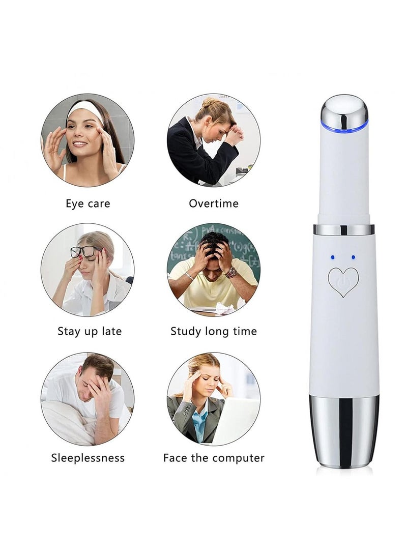 general Eye Massager Hot & Cold Facial Massager Rechargeable Skin Lifter for Relaxing Eyes Dark Circles, Eye Bags, Wrinkles, Under Eye Puffiness - Image 3