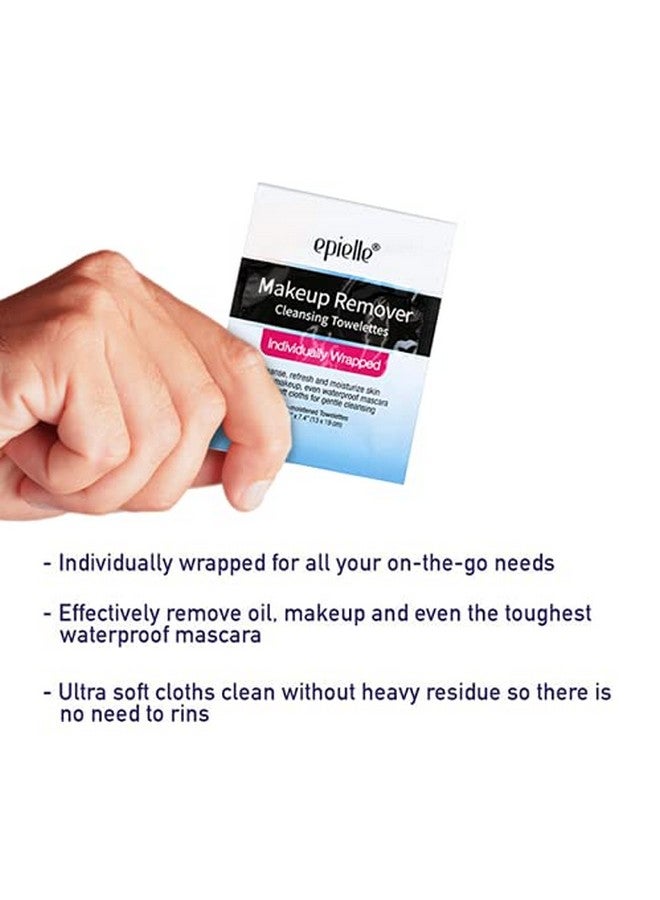 Epielle Makeup Remover Cleansing Towelettes 15 Individual Wipes Removes Oil Makeup & Waterproof Mascara Korean Skincare - Image 2