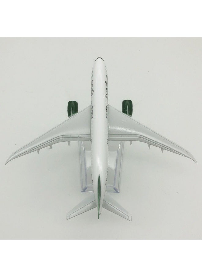General - 16cm alloy airplane display model 1:400 scale Saudi B787 airplane model ornaments - Image 1