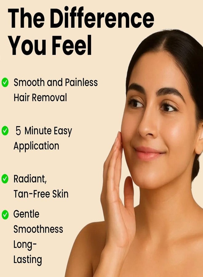 The Wellness Shop مجموعة ذا ويلنس شوب - شمع الوجه بالكركم، شمع الجسم بالشوكولاتة، وشمع منطقة البكيني (كل عبوة 100 غرام) - مجموعة إزالة الشعر والعناية بالبشرة للنساء - مجموعة تفتيح وتغذية وإشراقة احتفالية - Image 5