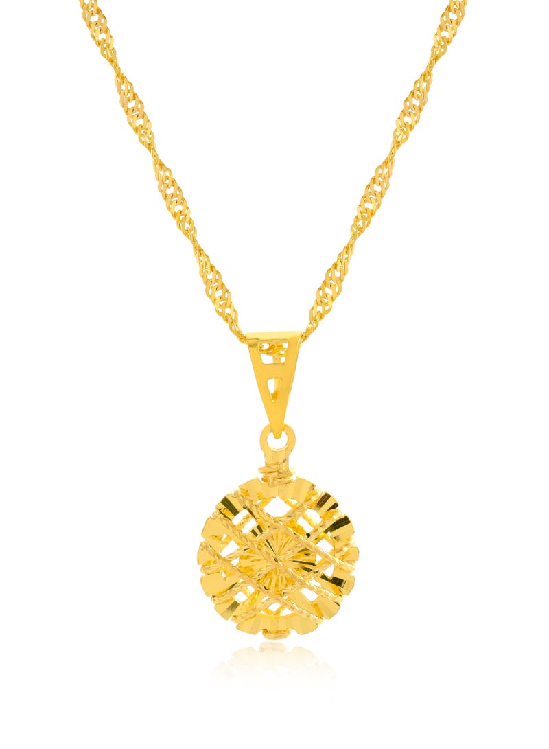BAFLEH JEWELLERY Explore the Brilliance of 21kt Gold Necklaces - Image 1