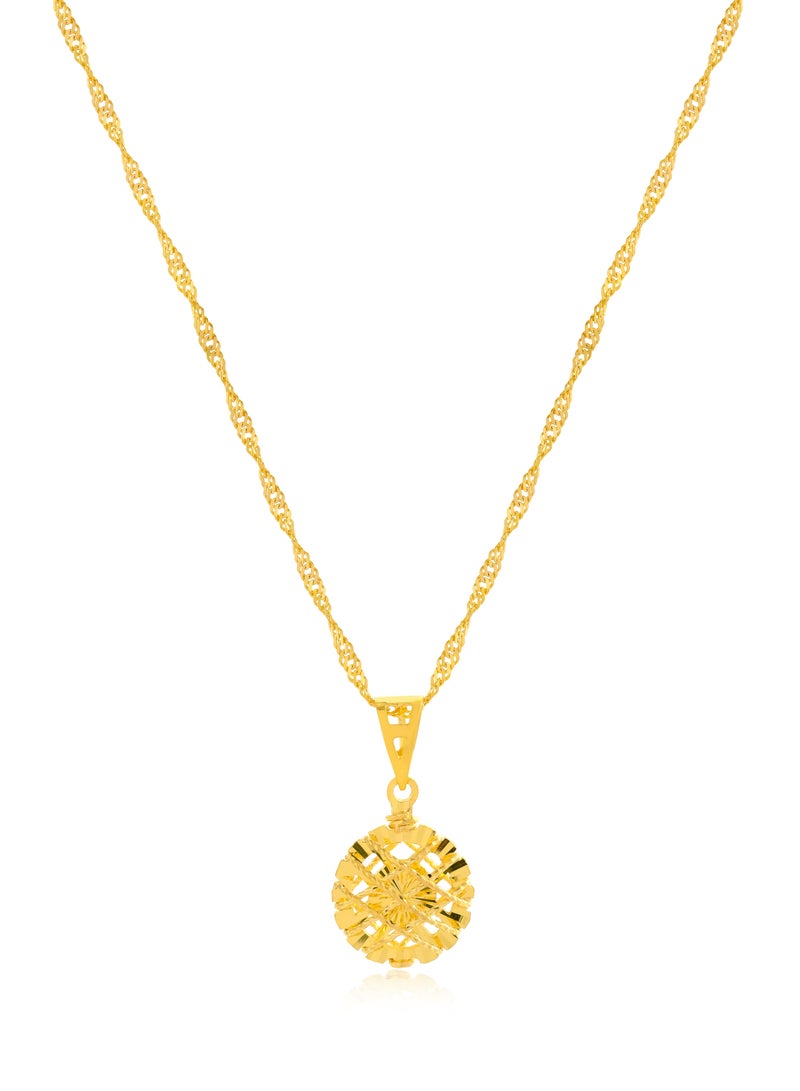 BAFLEH JEWELLERY Explore the Brilliance of 21kt Gold Necklaces - Image 2