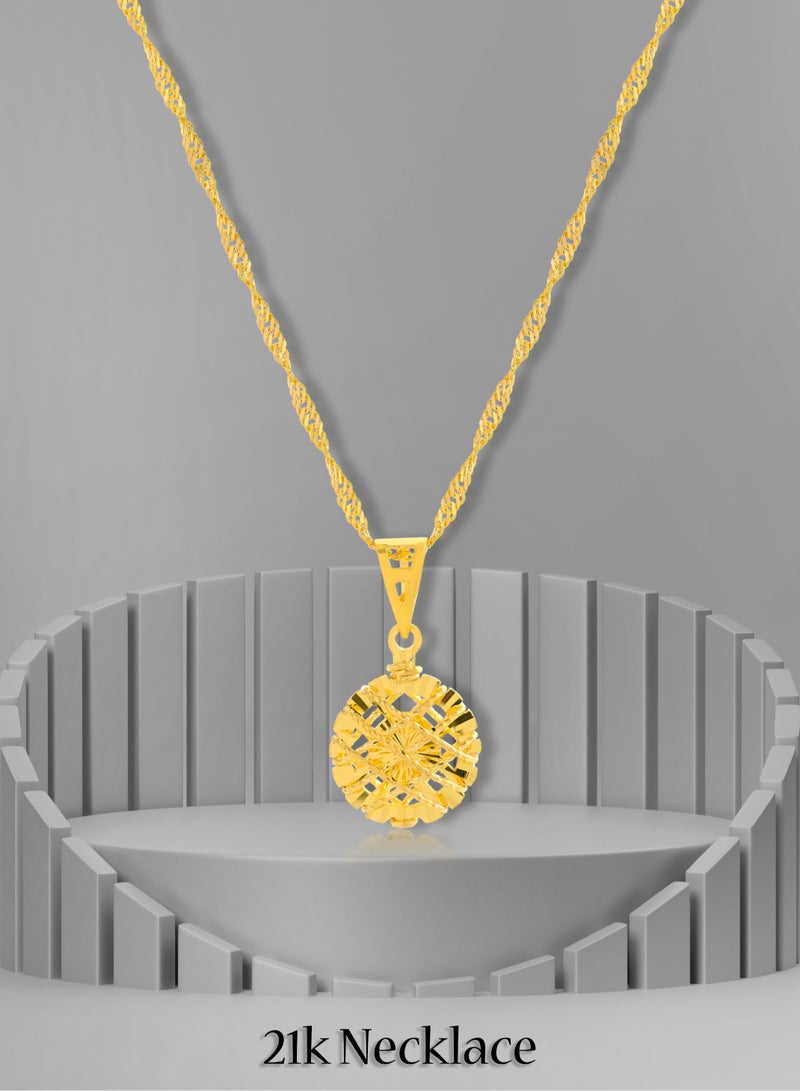 BAFLEH JEWELLERY Explore the Brilliance of 21kt Gold Necklaces - Image 5