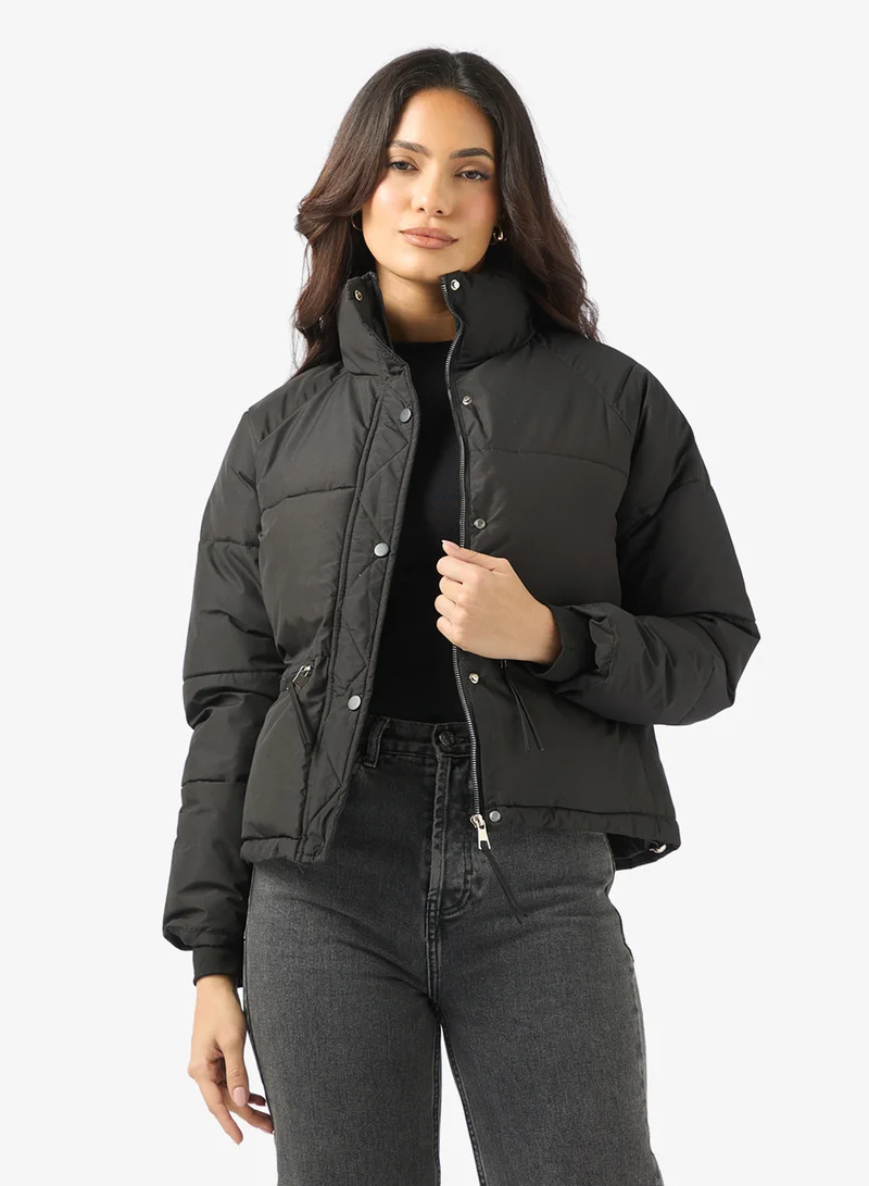 ELLA Padded Jacket With Front Zipper