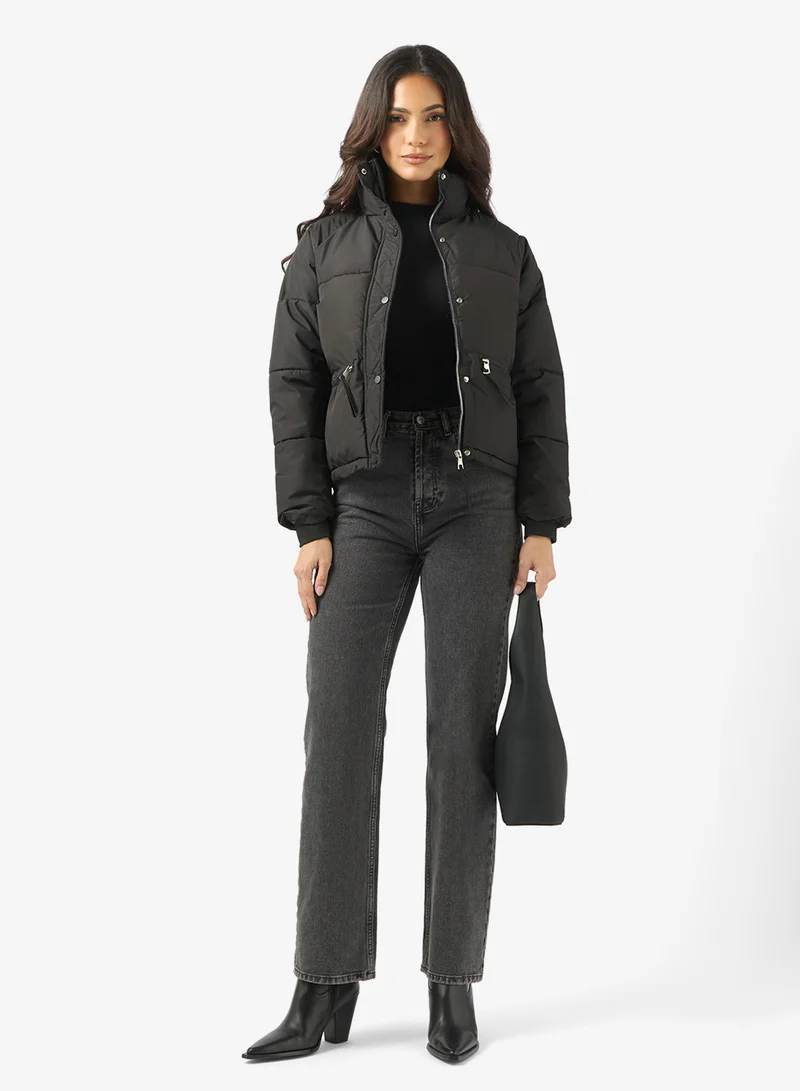 Ella  Padded Jacket With Front Zipper for Women | Best Price UAE
