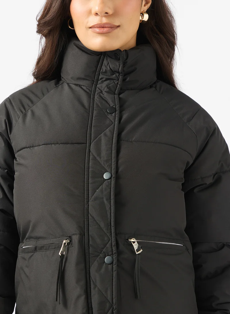 Ella  Padded Jacket With Front Zipper for Women | Best Price UAE