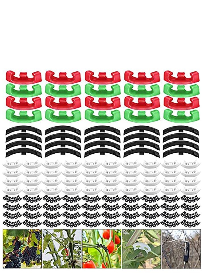 KASTWAVE كلابات نباتية بزاوية 90 درجة لتثبيت الفروع التحكم في نمو الفروع كلابات لتقليل إجهاد النباتات (150 قطعة) - Image 1