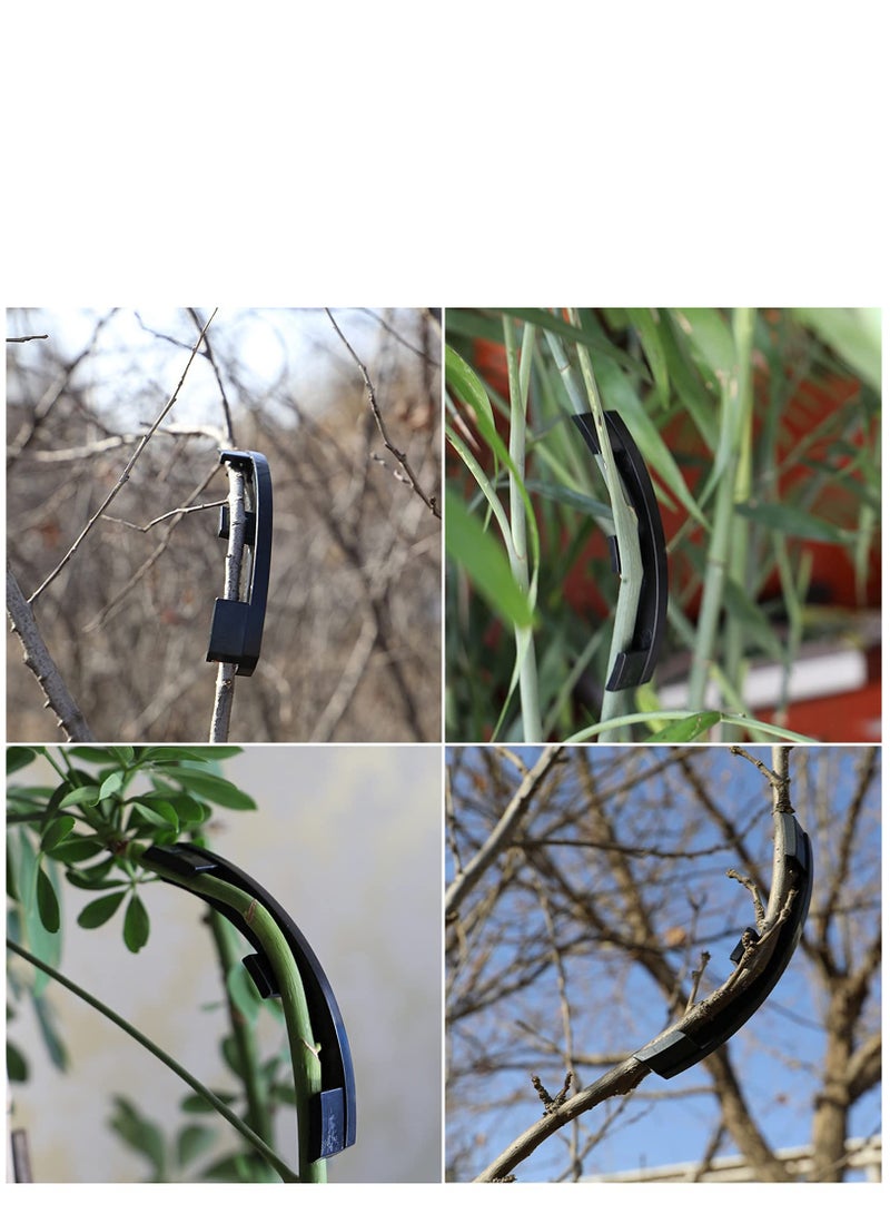 KASTWAVE كلابات نباتية بزاوية 90 درجة لتثبيت الفروع التحكم في نمو الفروع كلابات لتقليل إجهاد النباتات (150 قطعة) - Image 5