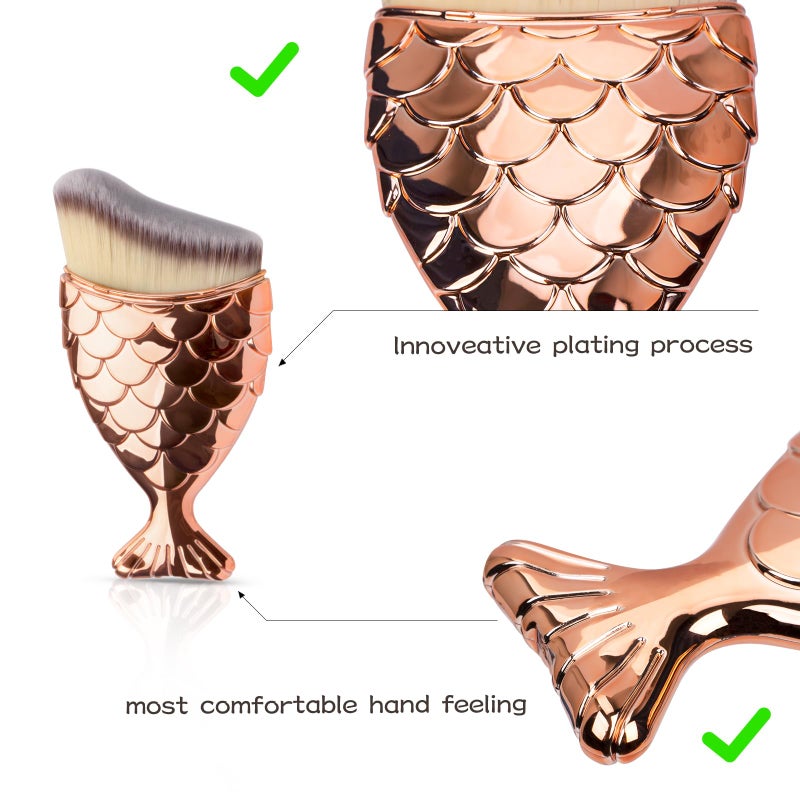 YOSENG Sunscreen Brush for Face,Kabuki Brush,Self Tanning Brush,Sunscreen Applicator for Kids Foundation Makeup Brushes for Liquid Foundation Powder Cream Contour Buffing Stippling Blending - Image 5