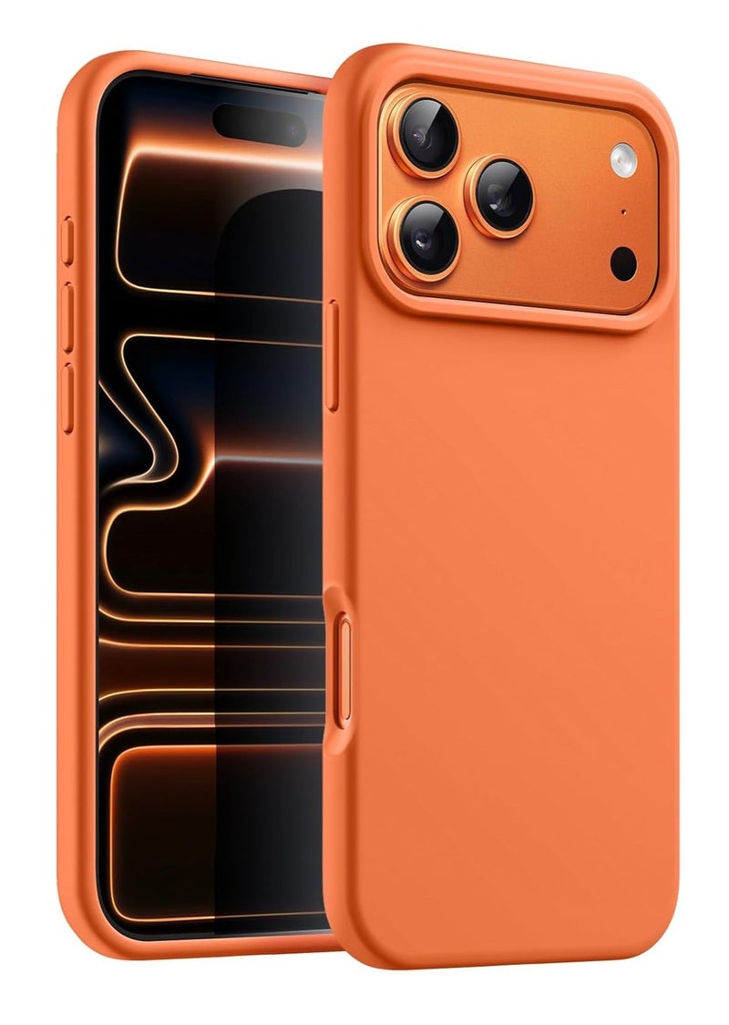 iPhone 17 Pro Max Cover – Soft Liquid Silicone Shockproof Case with Internal Microfiber Lining & Anti-Scratch Finish - Image 1