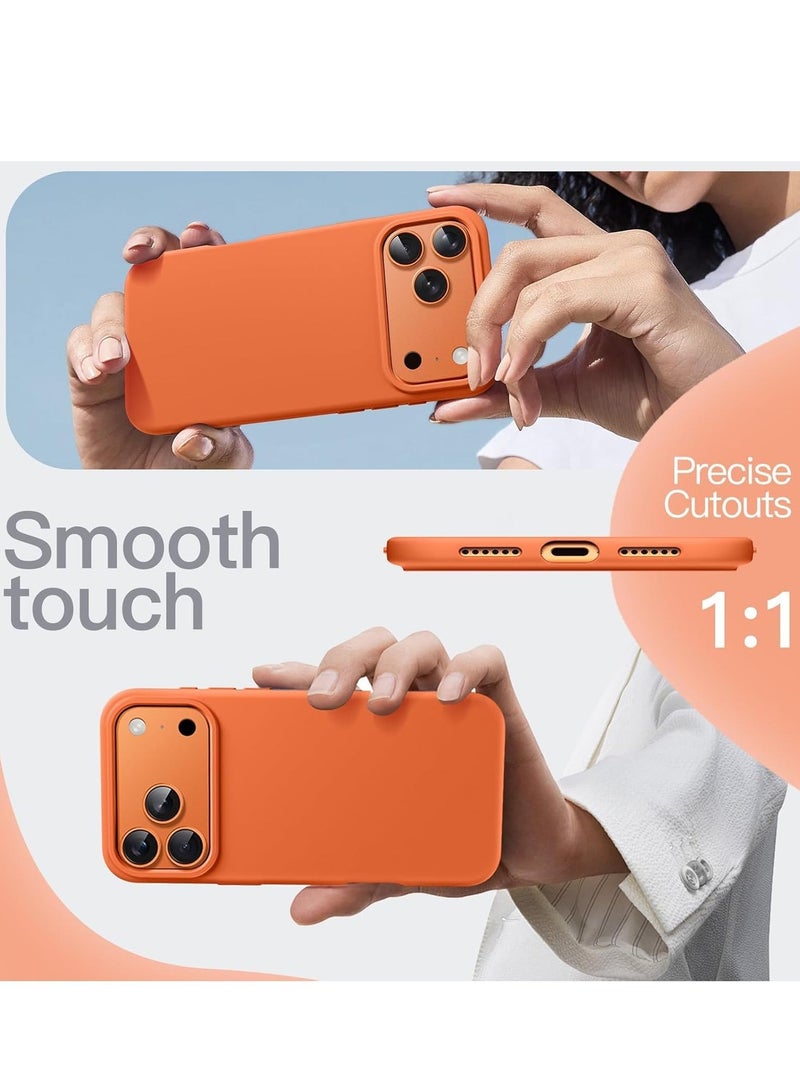 iPhone 17 Pro Max Cover – Soft Liquid Silicone Shockproof Case with Internal Microfiber Lining & Anti-Scratch Finish - Image 4