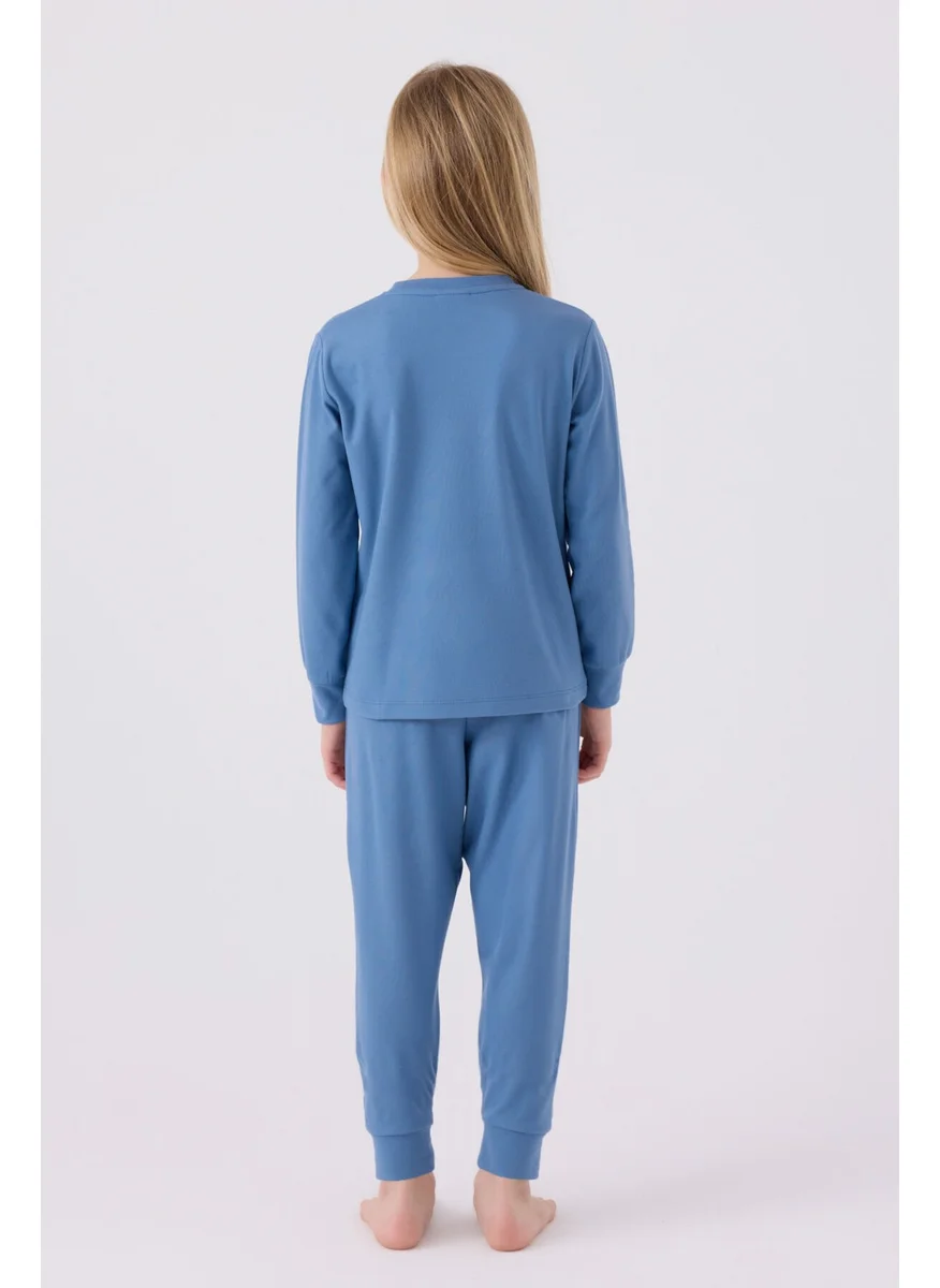 U.S. Polo Assn. Girls Indigo Pajama Set