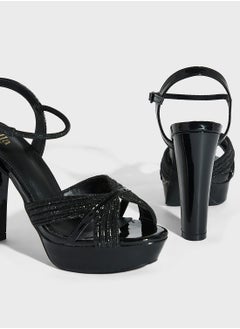 Ella Limited Edition Embellished Platform Block Heel Sandal  - Image 4