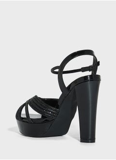 Ella Limited Edition Embellished Platform Block Heel Sandal  - Image 3