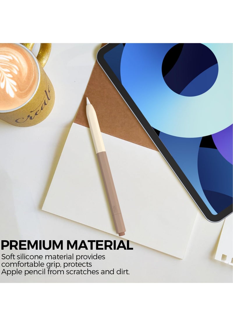 KASTWAVE Silicone Grip Holder, Pencil Protective Sleeve Cover Accessories Compatible for Apple Pencil 2nd Generation Case Sleeve,Classic Design, Compatible Magnetic Charging and Double Tap - Image 5