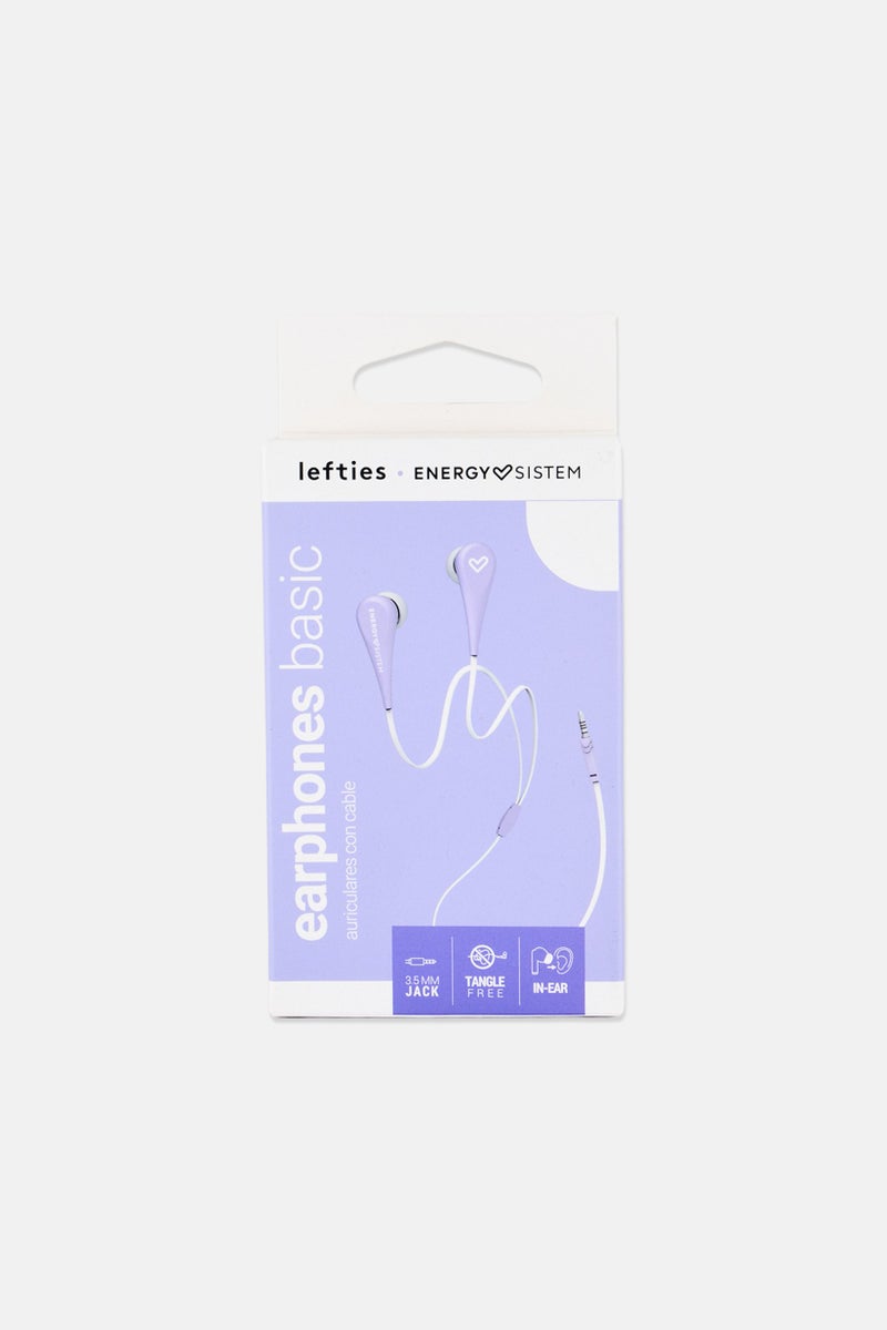 Lefties Energy Sistem x Lefties Earphones Basic, Light Purple - Image 3