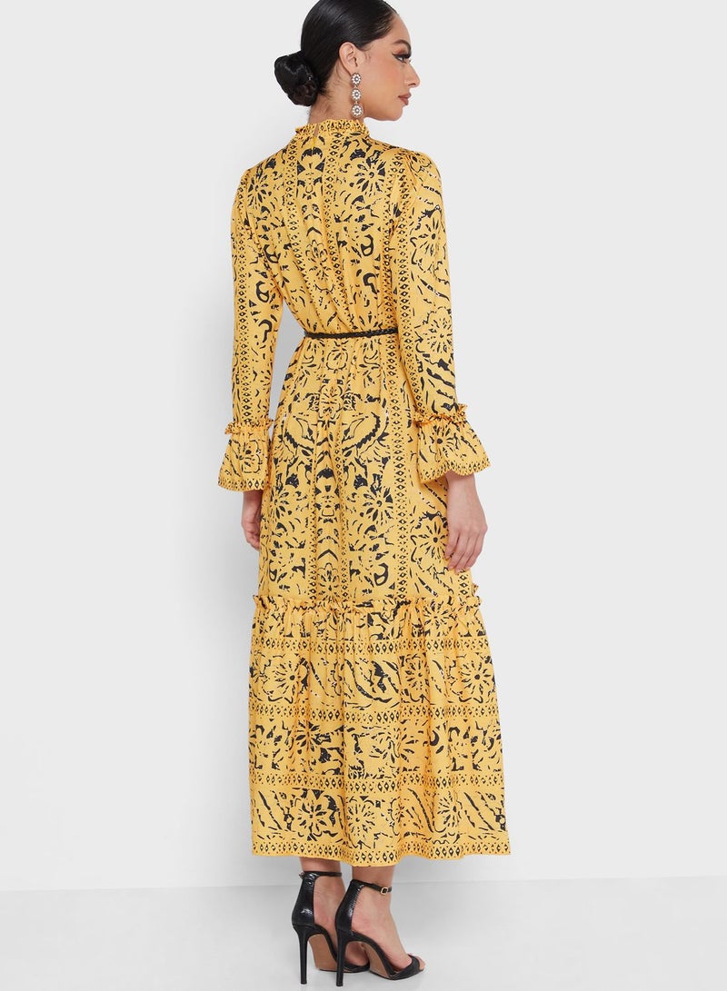 Khizana Floral Tiered Dress  - Image 2