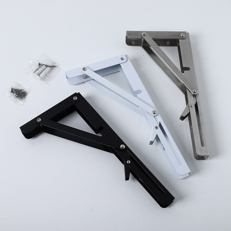 304 Stainless Steel Billy Bracket Triangle Storage Bracket Wall Partition Bracket Folding Layer Bracket - Image 3
