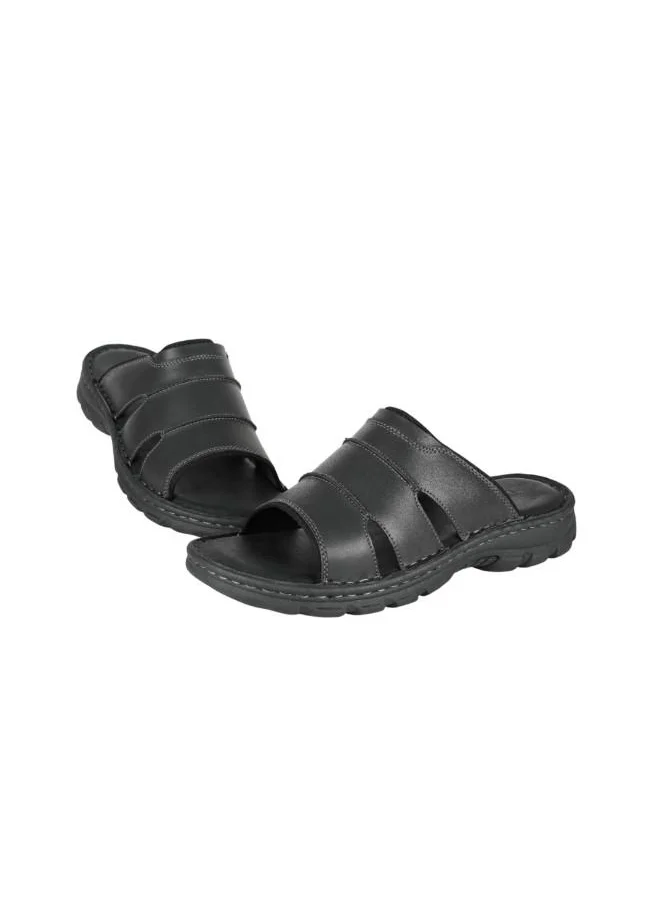 barjeel uno 008-3622 Barjeel Uno Mens Casual Sandals 0494-2 Black