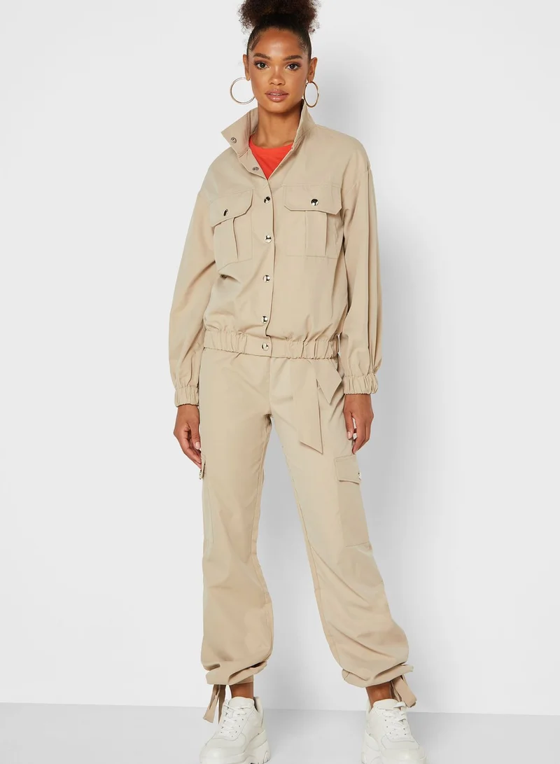 Ginger Utility Cargo Pants Set