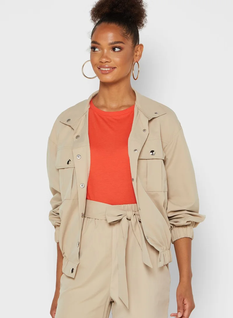 Ginger Utility Cargo Pants Set