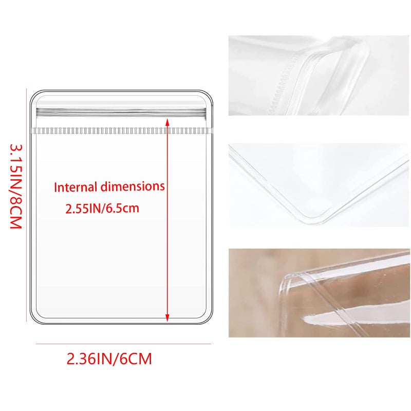 GSXRB Small PVC Jewelry Bags - Pouch Packaging for Rings & Earrings (100PCS, 2.36 * 3.15IN) - Image 2