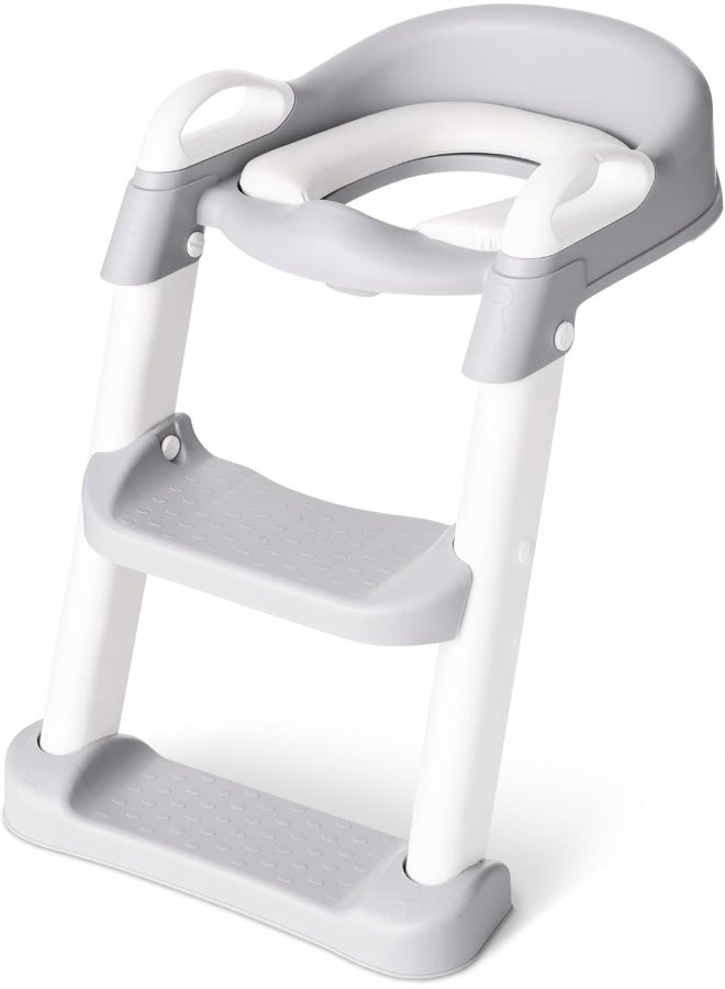 Regalo Potty Seat Trainer with Step Ladder, Soft, Cushioned Seat, Adjustable, Collapsible for Storage - Image 1