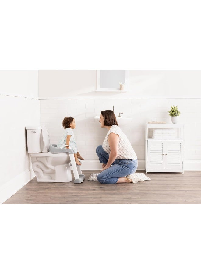 Regalo Potty Seat Trainer with Step Ladder, Soft, Cushioned Seat, Adjustable, Collapsible for Storage - Image 5