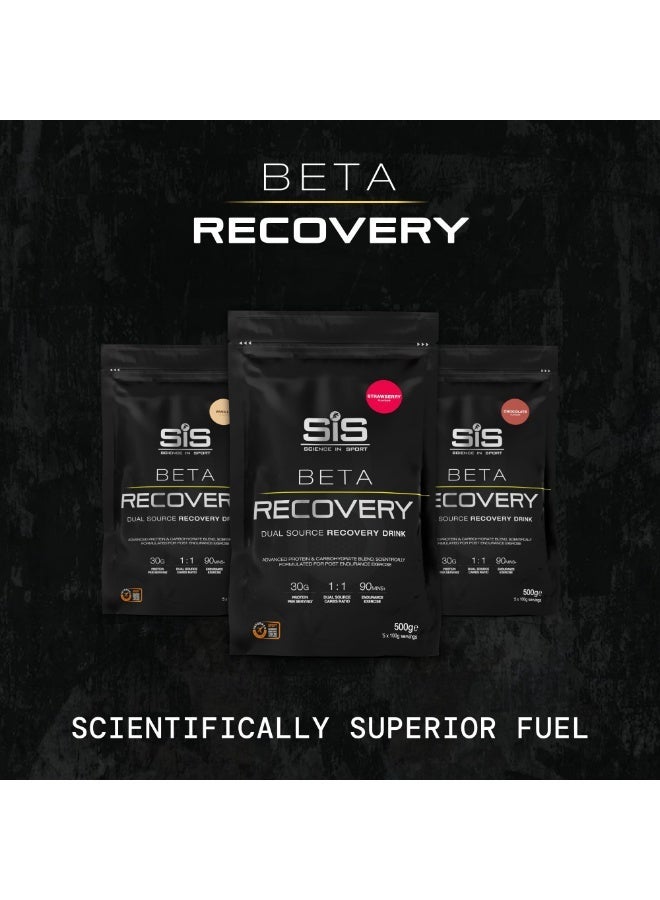 SIS Beta Recovery | 30g Protein | 60g Carbohydrate | 3g Leucine | Post Workout Recovery | Dual Source Protein & Carbohydrate Recovery Drink | Strawberry Flavour | 15 Servings | 1.5kg - Image 5
